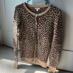 Merona Cheetah Print Sweater